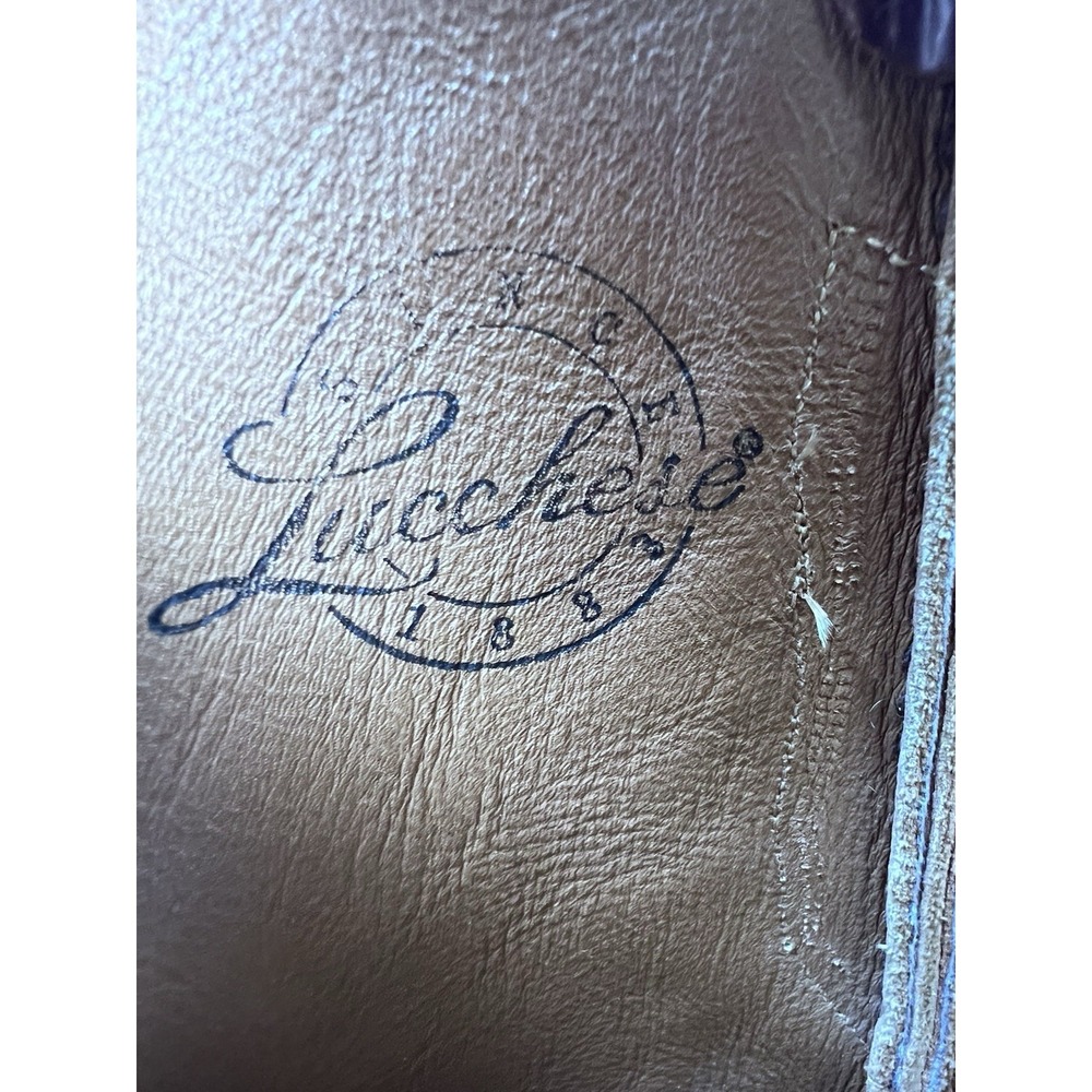 Lucchese CY7071 Men's Size 8 EE Exotic Caiman Crocodile Western Cowboy Boots - Picture 8 of 10